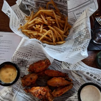 Oakside - Truffle fries, ranch, garlic parmesan wings. - Seafood Near Me - Big Bear Lake, California Oakside - Truffle fries, ranch, garlic parmesan wings. - Seafood Near Me - Big Bear Lake, California