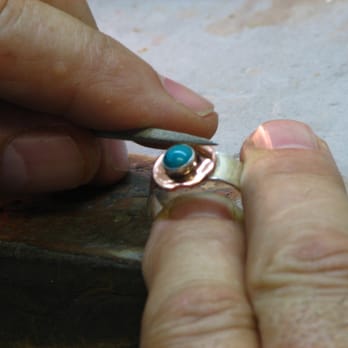 West River Studio - a person working on a ring - Paint & Sip Near Me - Spearfish, South Dakota