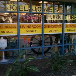 Joel Jones Furniture - Side street window for Joel Jones Furniture across parking lot from Aldi and Office Max