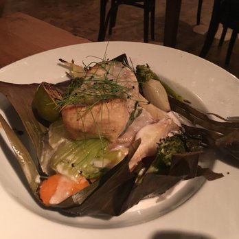 Mud Hen Water - I'a Lawalu - Opah belly buried in coals, pastele, veggies, extra virgin coconut cream - Hawaiian Near Me - Honolulu, Hawaii Mud Hen Water - I'a Lawalu - Opah belly buried in coals, pastele, veggies, extra virgin coconut cream - Hawaiian Near Me - Honolulu, Hawaii
