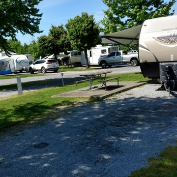 Sun Outdoors Pigeon Forge - The concrete pad and table you get - RV Parks Near Me - Sevierville, Tennessee Sun Outdoors Pigeon Forge - The concrete pad and table you get - RV Parks Near Me - Sevierville, Tennessee