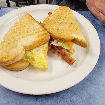 Bagel Snack - Toasted bacon, egg and cheese. - Bagels Near Me - Pompano Beach, Florida