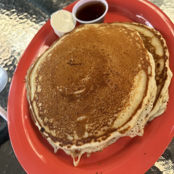 Violet Rooster - Violet's Fluffy Buttermilk Pancakes - Short Stack (2) - Breakfast & Brunch Near Me - Chino Hills, California Violet Rooster - Violet's Fluffy Buttermilk Pancakes - Short Stack (2) - Breakfast & Brunch Near Me - Chino Hills, California