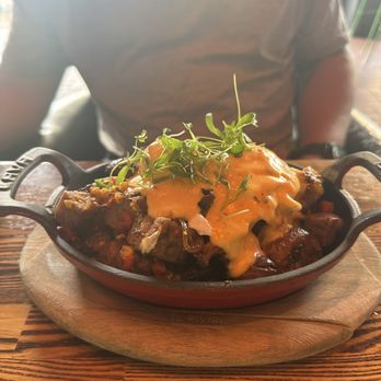 Rustic Root - Texas Brisket Hash - Cocktail Bars Near Me - San Diego, California