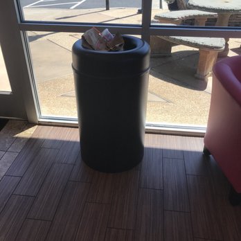Dunkin' - a trash can in front of a window - Coffee & Tea Near Me - Athens, Georgia Dunkin' - a trash can in front of a window - Coffee & Tea Near Me - Athens, Georgia