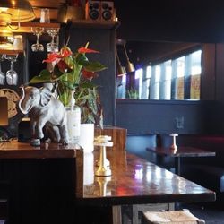 Front of restaurant area/ bar/pay-station.
