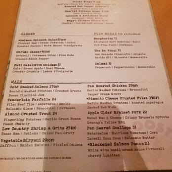 Roost - Dinner menu - New American Near Me - Greenville, South Carolina