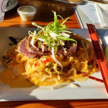 The Lobster Trap - tuna pad thai - Seafood Near Me - Bourne, Massachusetts