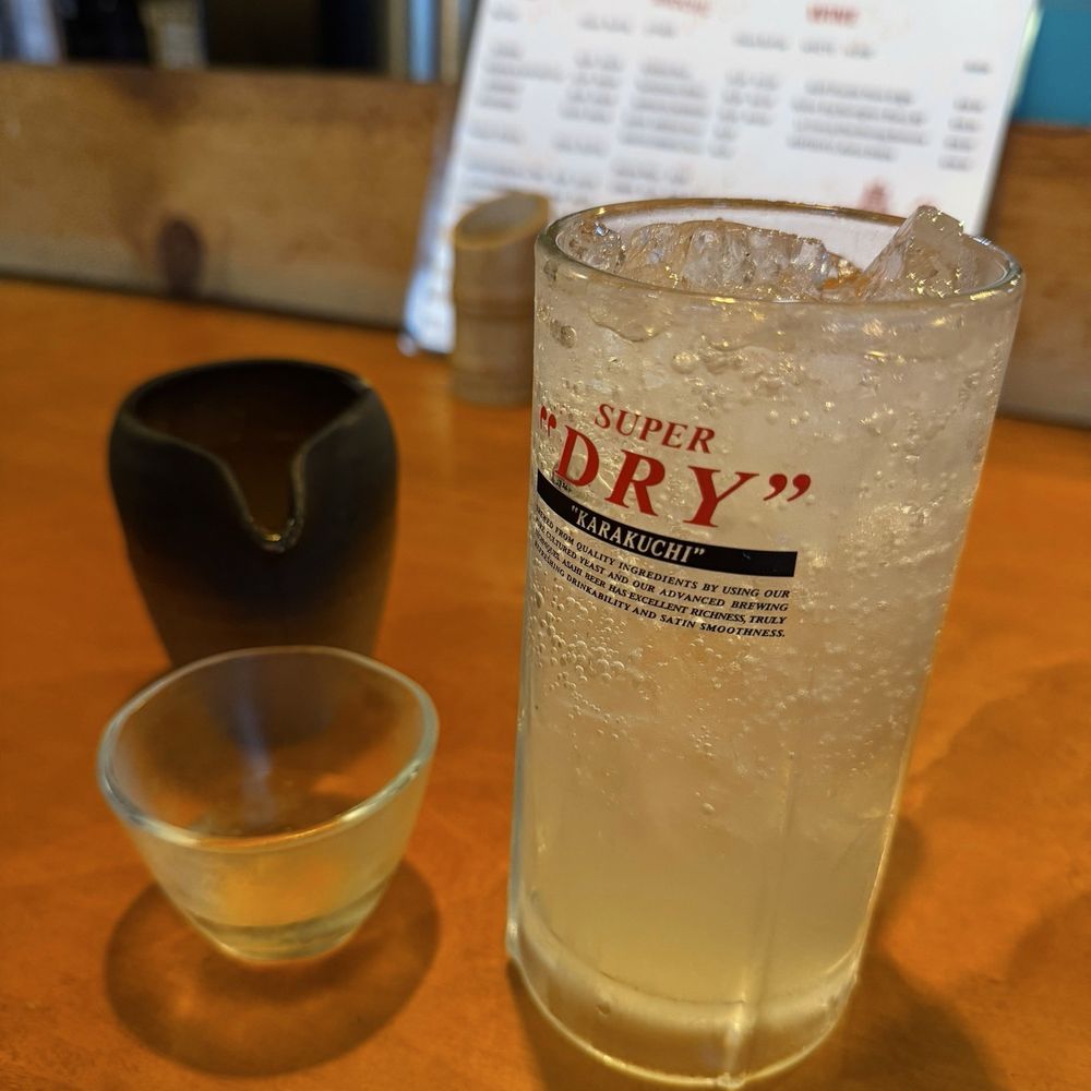 sake & yuzusodashochu sake & yuzusodashochu
