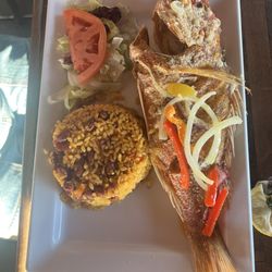 Full Moon - Snapper complete with rice and veggies