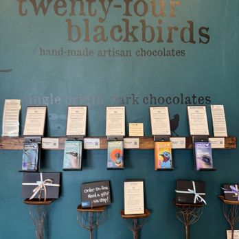 Twenty-Four Blackbirds Chocolates - Selection of chocolates - Chocolatiers & Shops Near Me - Santa Barbara, California Twenty-Four Blackbirds Chocolates - Selection of chocolates - Chocolatiers & Shops Near Me - Santa Barbara, California