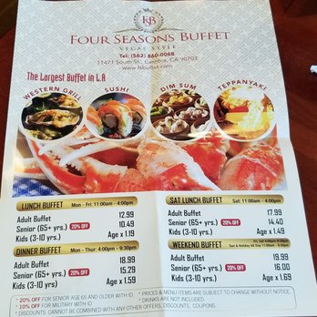 Four Seasons Buffet - Buffets Near Me - Cerritos, California Four Seasons Buffet - Buffets Near Me - Cerritos, California