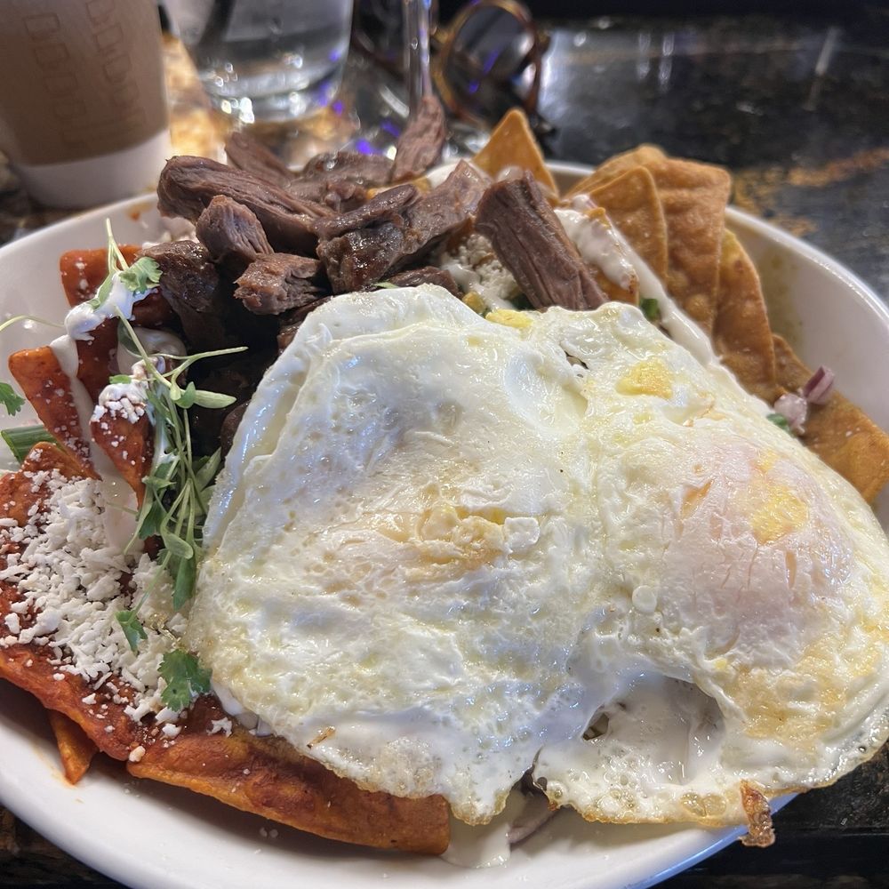 Grove Brunch Cafe - chilaquiles with steak - Breakfast & Brunch Near Me - El Paso, Texas Grove Brunch Cafe - chilaquiles with steak - Breakfast & Brunch Near Me - El Paso, Texas