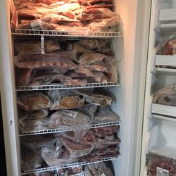 The Yellow Farmhouse - They sell locally raised beef, and pork, from bacon and breakfast sausage to steaks and hamburger patties!