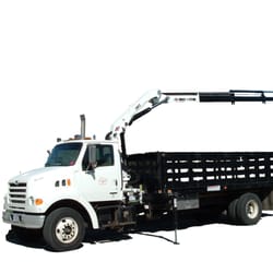 General Delivery Service, Inc. - Flatbed w/ Boom Crane - 15,000lb payload capacity