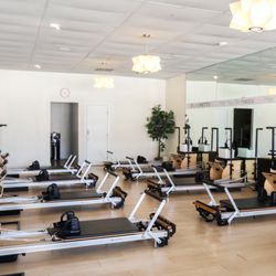 Group Pilates Room at LiveMetta Long Beach