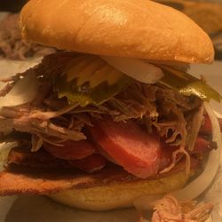RibCrib BBQ - Inside the Pigman sandwich