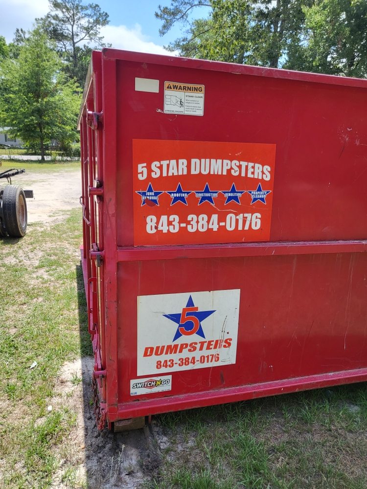 Slide of 5 Star Dumpsters
