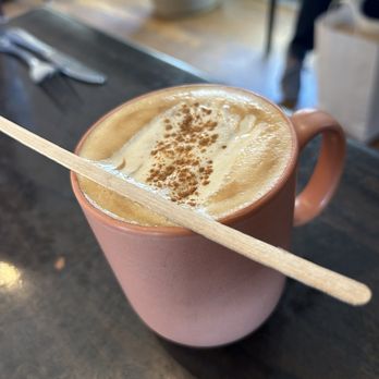 Toast + Tonic Creative Kitchen - Pumpkin white chocolate latte - Breakfast & Brunch Near Me - Mystic, Connecticut