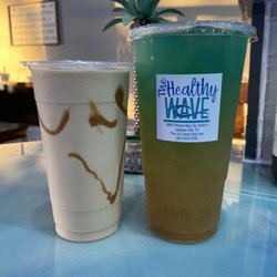 The Healthy Wave - Healthy smoothie and a mega tea!