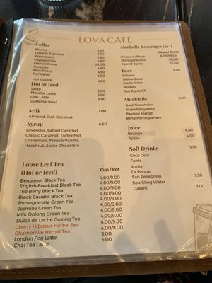 Menu photo 4 Lova Cafe San Antonio, TX