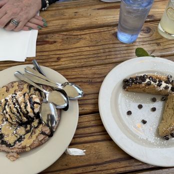Arizona Wilderness Brewing - Waffle and ice cream dessert (left), ice cream sandwich dessert (right) - Breweries Near Me - Gilbert, Arizona