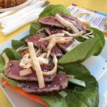 Lazy Jacks - Ahi Tuna Lettuce Wraps - Seafood Near Me - Portsmouth, New Hampshire Lazy Jacks - Ahi Tuna Lettuce Wraps - Seafood Near Me - Portsmouth, New Hampshire