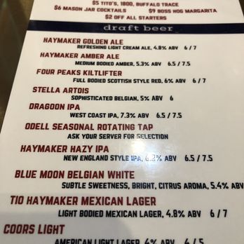 Haymaker Goodyear - Happy Hour Menu - Bars Near Me - Goodyear, Arizona Haymaker Goodyear - Happy Hour Menu - Bars Near Me - Goodyear, Arizona