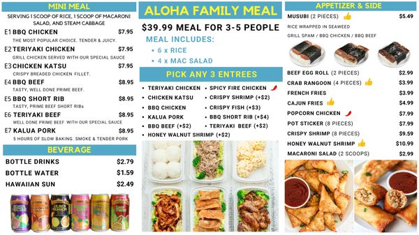 Menu photo 7 Mahalo Hawaiian Grill Plano, TX Menu photo 7 Mahalo Hawaiian Grill Plano, TX