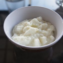 Afghan Chopan Kebab - Rice pudding/custard