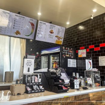 Wing Ferno - Ordering counter with Wing Ferno menu - Chicken Wings Near Me - Buena Park, California Wing Ferno - Ordering counter with Wing Ferno menu - Chicken Wings Near Me - Buena Park, California