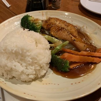 Miso Ramen and Hibachi - Salmon Teriyaki Lunch - Sushi Bars Near Me - Mineola, New York