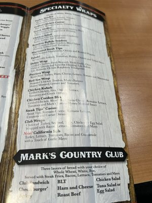 Menu photo 3 Mark's Pizza and Subs Wellesley Hills, MA