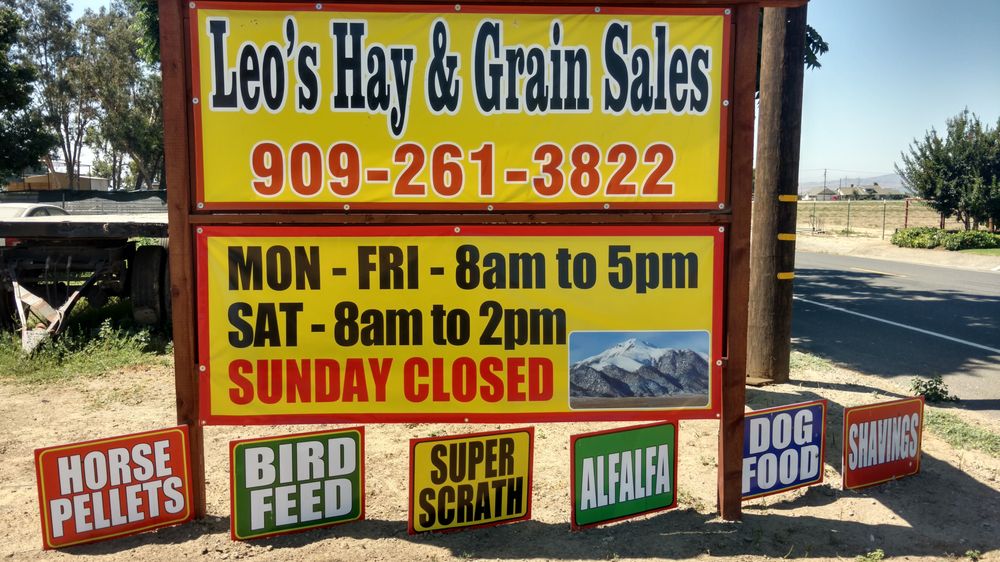 LEO’S HAY & GRAIN SALES Updated October 2024 13107 S Campus Ave