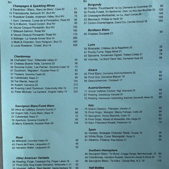 Louie's Backyard - Wine list - New American Near Me - Key West, Florida