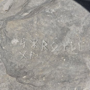 Wickford Village - Narragansett Rune Stone - stolen, recovered, studied and now on display in Wickford - Landmarks & Historical Buildings Near Me - North Kingstown, Rhode Island Wickford Village - Narragansett Rune Stone - stolen, recovered, studied and now on display in Wickford - Landmarks & Historical Buildings Near Me - North Kingstown, Rhode Island