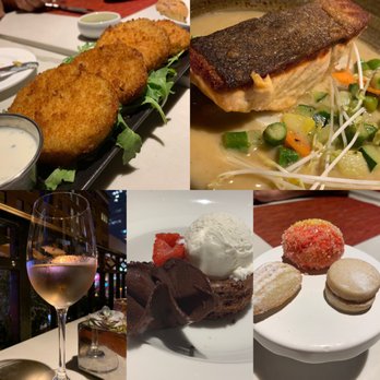 AG, Modern Bar and Steakhouse - Fried green tomatoes, salmon, rosé and sweet treats - New American Near Me - Atlanta, Georgia