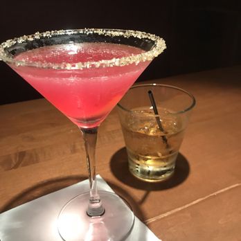 J Mark's Restaurant - Blueberry martini with crown on the rocks - New American Near Me - Pompano Beach, Florida J Mark's Restaurant - Blueberry martini with crown on the rocks - New American Near Me - Pompano Beach, Florida