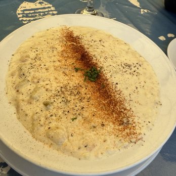 Sandbar & Grill - Hefty portion of the Clam Chowder with a TON of clams - Seafood Near Me - Monterey, California Sandbar & Grill - Hefty portion of the Clam Chowder with a TON of clams - Seafood Near Me - Monterey, California