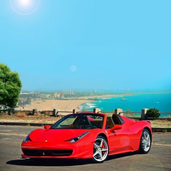 Midway Car Rental Burbank - Santa Monica Beach is the perfect backdrop for our Ferrari Italia. - Car Rental Near Me - Burbank, California Midway Car Rental Burbank - Santa Monica Beach is the perfect backdrop for our Ferrari Italia. - Car Rental Near Me - Burbank, California