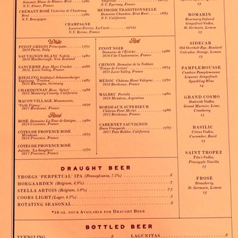 Parc - Drink list - French Near Me - Philadelphia, Pennsylvania Parc - Drink list - French Near Me - Philadelphia, Pennsylvania