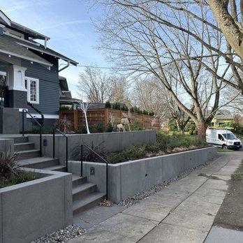 Detail Concrete - Sand finish retaining walls, steps, landings, and walkway. - Masonry/Concrete Near Me - Portland, Oregon Detail Concrete - Sand finish retaining walls, steps, landings, and walkway. - Masonry/Concrete Near Me - Portland, Oregon