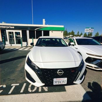 Enterprise Rent-A-Car - Booked a normal compact car and they gave me a Nissan Altima. - Car Rental Near Me - Sacramento, California Enterprise Rent-A-Car - Booked a normal compact car and they gave me a Nissan Altima. - Car Rental Near Me - Sacramento, California