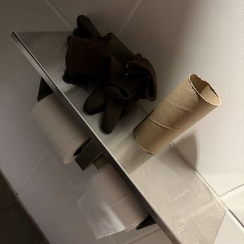 Post & Pour - Trash and someone's gloves in the bathroom - Coffee & Tea Near Me - Bonney Lake, Washington Post & Pour - Trash and someone's gloves in the bathroom - Coffee & Tea Near Me - Bonney Lake, Washington