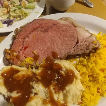 Cafe Aquarius - Prime Rib Mashed and Rice.  It was excellent. - Cafes Near Me - Laughlin, Nevada