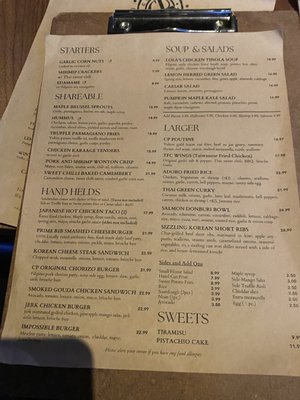 Menu photo 3 The Corner Place Toronto, ON