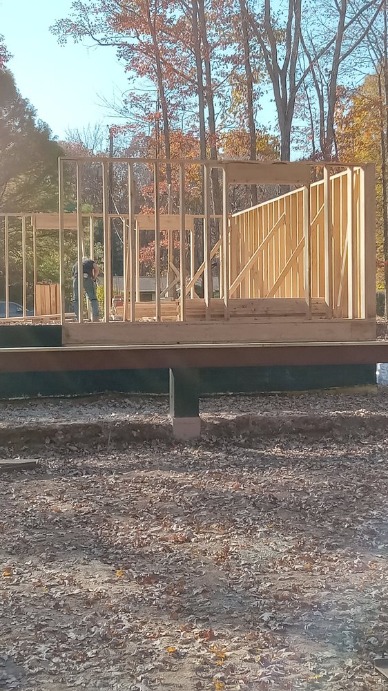 Slide of Red White & Blue Construction