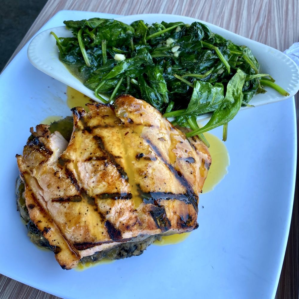 Copper Premium Pub - Southwest Grilled Salmon with spinach - Pubs Near Me - Clover, South Carolina