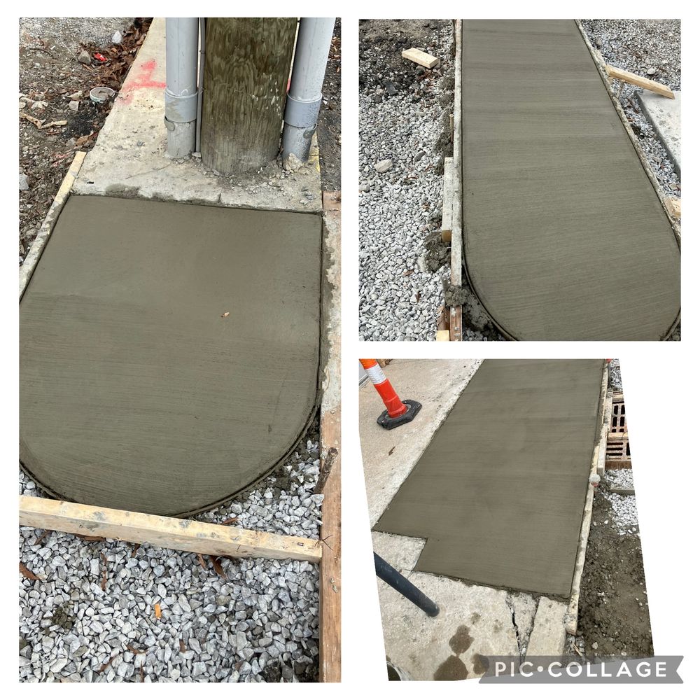 Slide of Right hand repairs