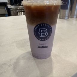 Iced Blueberry Macchiato